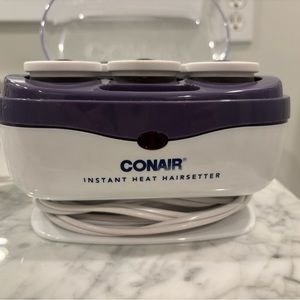 conair ceramic 1 1/2 inch hot rollers clips included